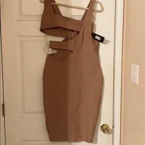 Fashion Nova, Nude body con dress